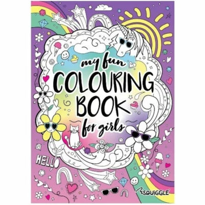 Colouring Fun Girls - Kids Colouring Book In A4 Fun Images Cool School Activity - Image 1 of 4
