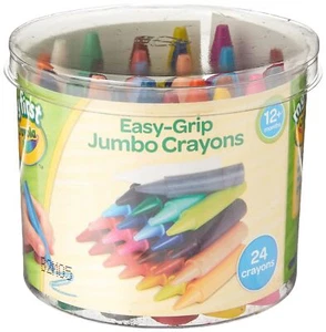 NEW Crayola My First Jumbo Crayons 24pk Easy Grip – FAST SHIPPING - Picture 1 of 3