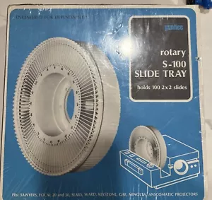 VTG Yankee S-100 Rotary Slide Tray Holds 100 2X2 Slides NEW SEALED - Picture 1 of 6
