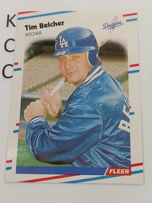 1988 Fleer MLB #509 Tim Belcher Los Angeles Dodgers - Image 1 of 2