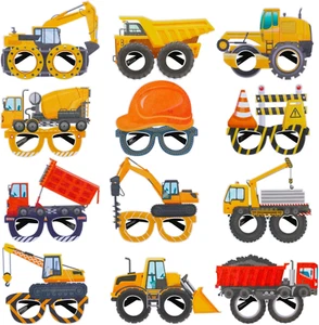 Construction Birthday Party Supplies 12 Pcs Construction Party Favors Constructi - Picture 1 of 12