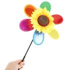 Child Outdoor Activities Sunflower Windmill Kids Toy Garden Decor Wind Spinner
