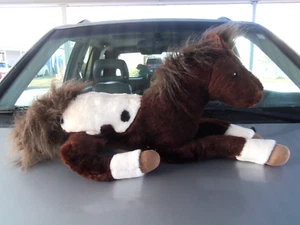 Lrg. 20 Zoll Douglas braun & weiß Appaloosa Plüschtier Kuscheltier - Bild 1 von 7