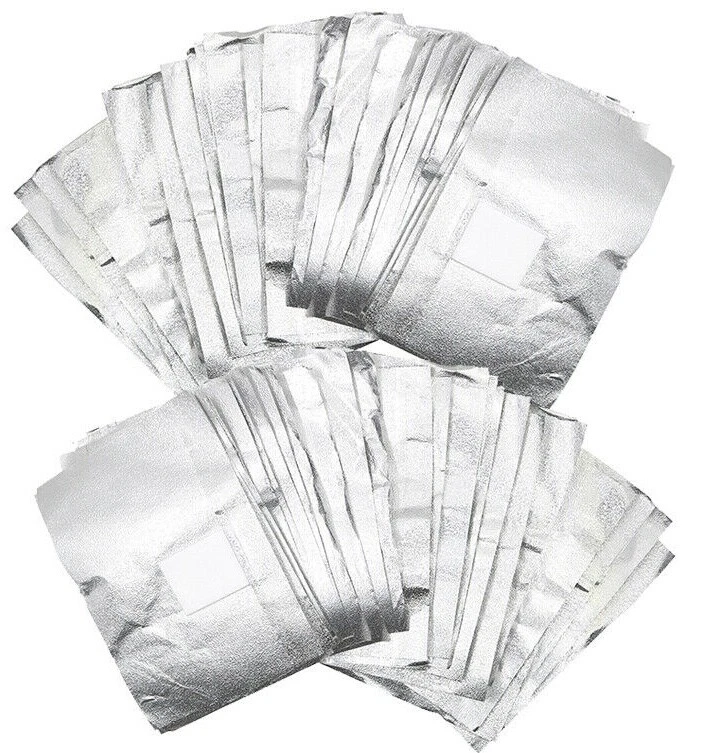 Wraps Folien Pads Gellack Entferner Remover UV Polish Gel Nagel Lack UV Lack 50  - Bild 1 von 1