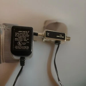 Archer M:PL-001 P.Supply Amplifier 15-1117-1141 Signal ,Coaxial InLine w/Explifi - Picture 1 of 8