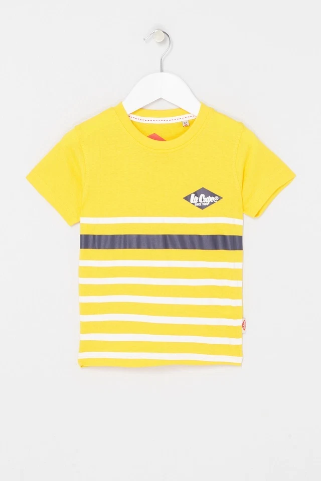 Lee Cooper Boy's T-Shirt, NASA. Short Sleeves. Yellow Color. 4 To 14 Years - Image 1 of 1