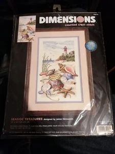 Dimensions Cross Stitch Kit 35016 James Himsworth Seaside Treasures 1999 NEW - Picture 1 of 3
