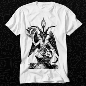 Baphomet of Eliphas Levi Sabbatic Goat Of Mendes Occult T Shirt 538 - Picture 1 of 2