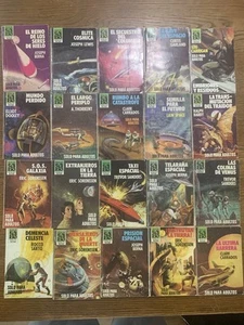 Vintage 20 Heroes DEL ESPACIO (Spanish Pulp Sci Fi) Pbs 1970’s-1980’s-P - Picture 1 of 11