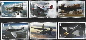2018 Jersey Sg 2247/2252 Centenary of the Royal Air Force MNH - Picture 1 of 2