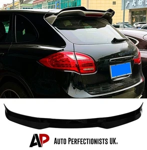 Porsche Cayenne Heck Glanz Schwarz Dach Spoiler Lippe Wing Body Kit Aero 2010-2014 - Bild 1 von 8