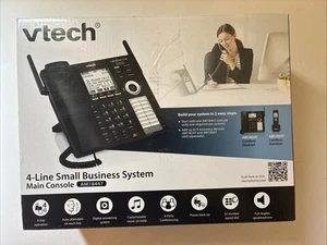 Konsola główna VTech AM18447 4-liniowy rozszerzalny system telefoniczny dla małych firm - Zdjęcie 1 z 6