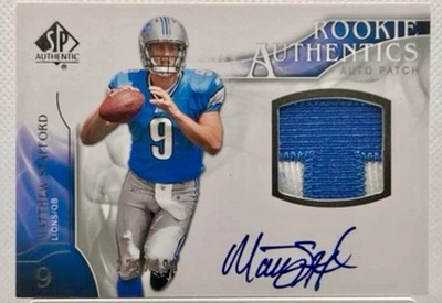 2009 SP Authentic MATTHEW STAFFORD Rookie Patch Auto /499 Lions RPA #403 - Image 1 of 2