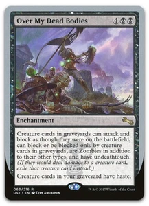 Over My Dead Bodies #63 (NM) Unstable UST Magic MTG - Picture 1 of 2