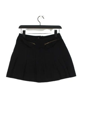 Warehouse Women's Mini Skirt UK 10 Black Wool - Image 1 of 4