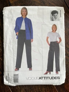 Vogue Pattern 2093 - Isaac Mizrahi Jacket & Pants Size 8,10,12 - Picture 1 of 4