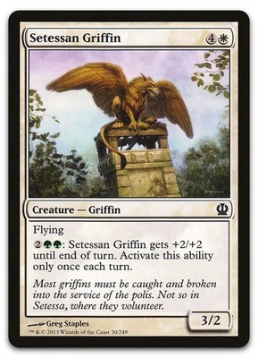 Setessan Griffin #30 (NM) Theros THS Magic MTG - Image 1 of 2