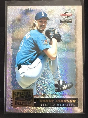 Randy Johnson 1995 Score Summit #193 Special Delivery Nth Degree MLB Insert - Image 1 of 2