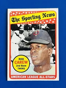 1969 Topps Rod Carew Twins The Sporting News Baseball Card #419; Mid Grade - Picture 1 of 2