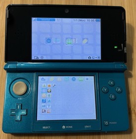 Nintendo 3DS LIGHT BLUE Handheld System Tested!!!