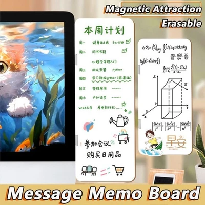 Magnetic Message Memo Board Rewritable Sticky Note Board  School Office - Image 1 of 4