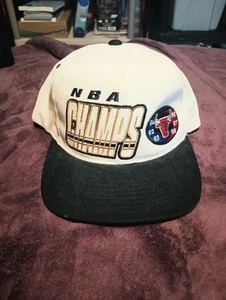 Gorra Chicago Bulls Vintage Starter 1990 NBA Champions Cap, Blanca Negra - Imagen 1 de 10