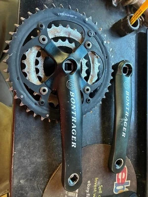 Кривошипная система для горного велосипеда Bontrager Sport Trushift 170 мм 44/32/22 квадратный конус черная - Изображение 1 из 4