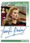 Star Trek TNG Archives Inskrypcje: Jennifer Barlow jako karta z autografem Gibsona