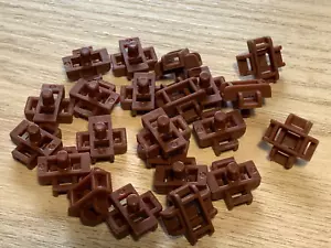 22 PIEZAS LEGO - 6191953 PORTAESPADA CON EJE Ø 3.2 DE 70606 NINJAGO ROJIZO B - Imagen 1 de 1