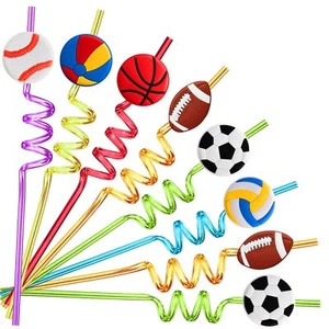 24 Game Day Sports Party Favors Basketball Football Baseball Soccer Tennis Vo... - Picture 1 of 7