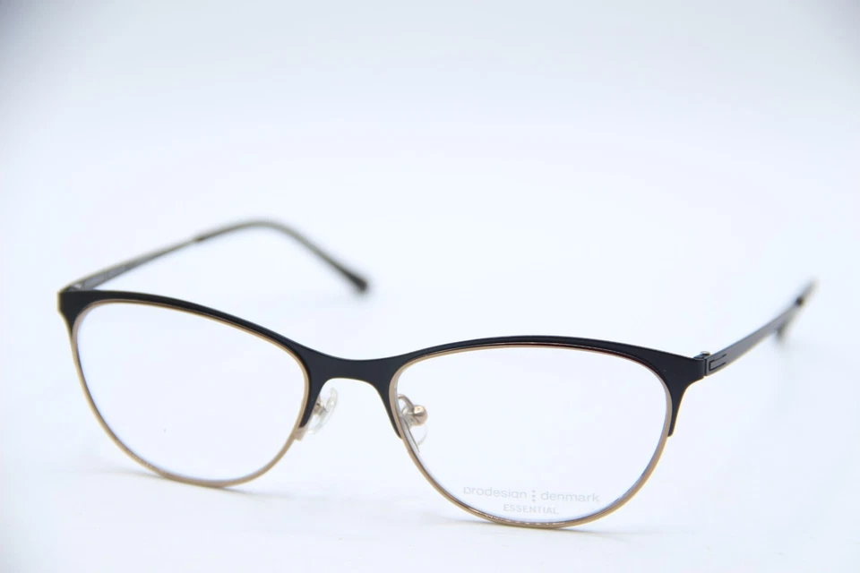 NUEVAS GAFAS PRODESIGN DINAMARCA 3169 C. 6031 ORO NEGRO MONTURAS AUTÉNTICAS 50-16 Foto 1 de 4