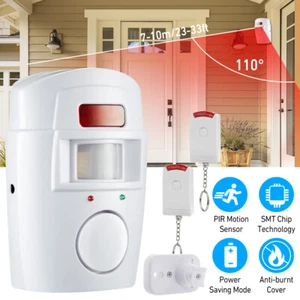 Alarmanlage Fernbedienung Sirene 105dB Haus Anlage Bewegungsmelder Sensor Schutz - Bild 1 von 9