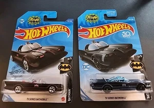 Hot Wheels Lot Of 2 TV Series Batmobile 4/5 and 5/5 - Picture 1 of 3
