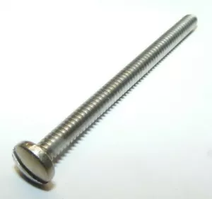 CANTIDAD 20 CABEZA DE BANDEJA #4-40 x 1-1/2" pulgadas SS acero inoxidable ranurado tornillo redondo perno - Imagen 1 de 7