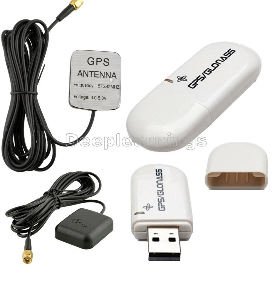 VK-172 USB Receiver GPS Smart 28dB Antenna Gmouse/Glonass Windows PC Laptop NEW - Image 1 of 1