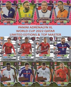 Panini Adrenalyn XL FIFA World Cup Qatar 2022 LIMITED EDITION & TOP MASTER