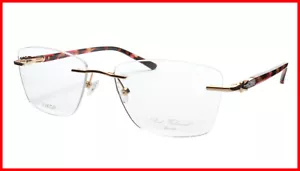 Paul Vosheront Eyeglasses Frame PV502 C02 Gold Plated Acetate Italy 54-17-135 37 - Bild 1 von 9