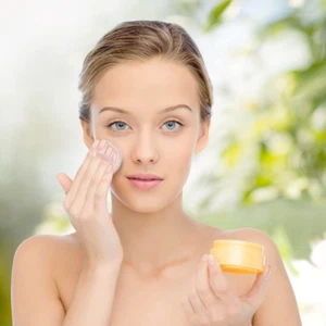 10pcs Powder Puff Cotton Cosmetic Face Makeup Powder Puffs Pads with Ribbon f... - Picture 1 of 12