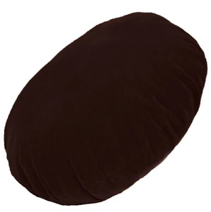 mb65n Brown Plain Round Velvet Style Cushion Cover/Pillow Case Custom Size - Picture 1 of 6