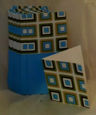 Libro de recortes/paquete de papel para hacer tarjetas de 28, azul/verde/marrón (436) Foto 1 de 3