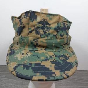 7" USMC MARPAT Tipo III AOR2 Woodland Uniforme Sombrero Utilitario 8 Puntos Gorra Cubierta - Imagen 1 de 11