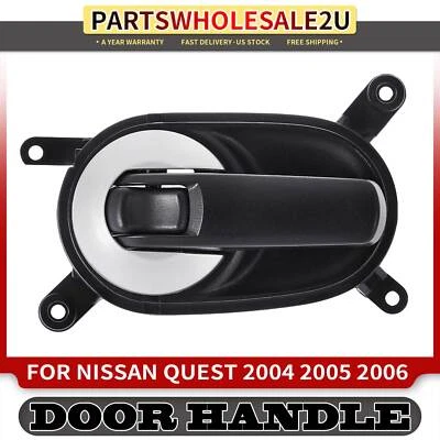 Manija de puerta interior Rouge negra para pasajero delantero nueva para Nissan Quest 2004-2006 Foto 1 de 4