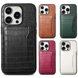 For iPhone 16 Pro Max|Plus|Pro 16e Back Flip Stand PU Leather Wallet Phone Case - Picture 1 of 55
