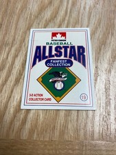 1991 Petro Canada All Star Fanfest 3-D Don Mattingly New York Yankees Card