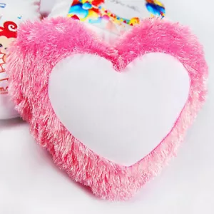 50x Hot Love Herz Flauschig Sublimation Kissenhülle Überwurf Kissenbezug Wohndeko - Bild 1 von 6