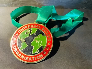 UBO Universal Boxing Organization Boxing Championship Medal Green Ribbon - Picture 1 of 5