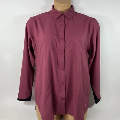 Camisa feminina Under Armour HeatGear Tide Chaser 2.0 manga longa botão frontal G - Imagem 1 de 4