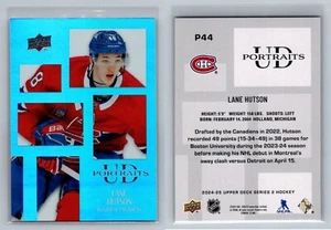 2024-25 Upper Deck Lane Hutson Insert Rookies Welcome Aboard & Portraits - Picture 1 of 2
