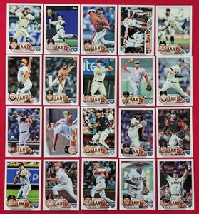 2023 Topps S1/S2/Update SAN FRANCISCO GIANTS 31-card team set Bailey Schmitt