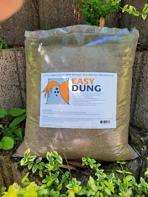 Bio Pferde Garten und Natur Dünger Organisch Pferdemist mit Langzeitwirkung 10L - Bild 1 von 2